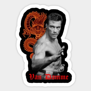 JCVD VAN DAMME - The greatest of them all Sticker
